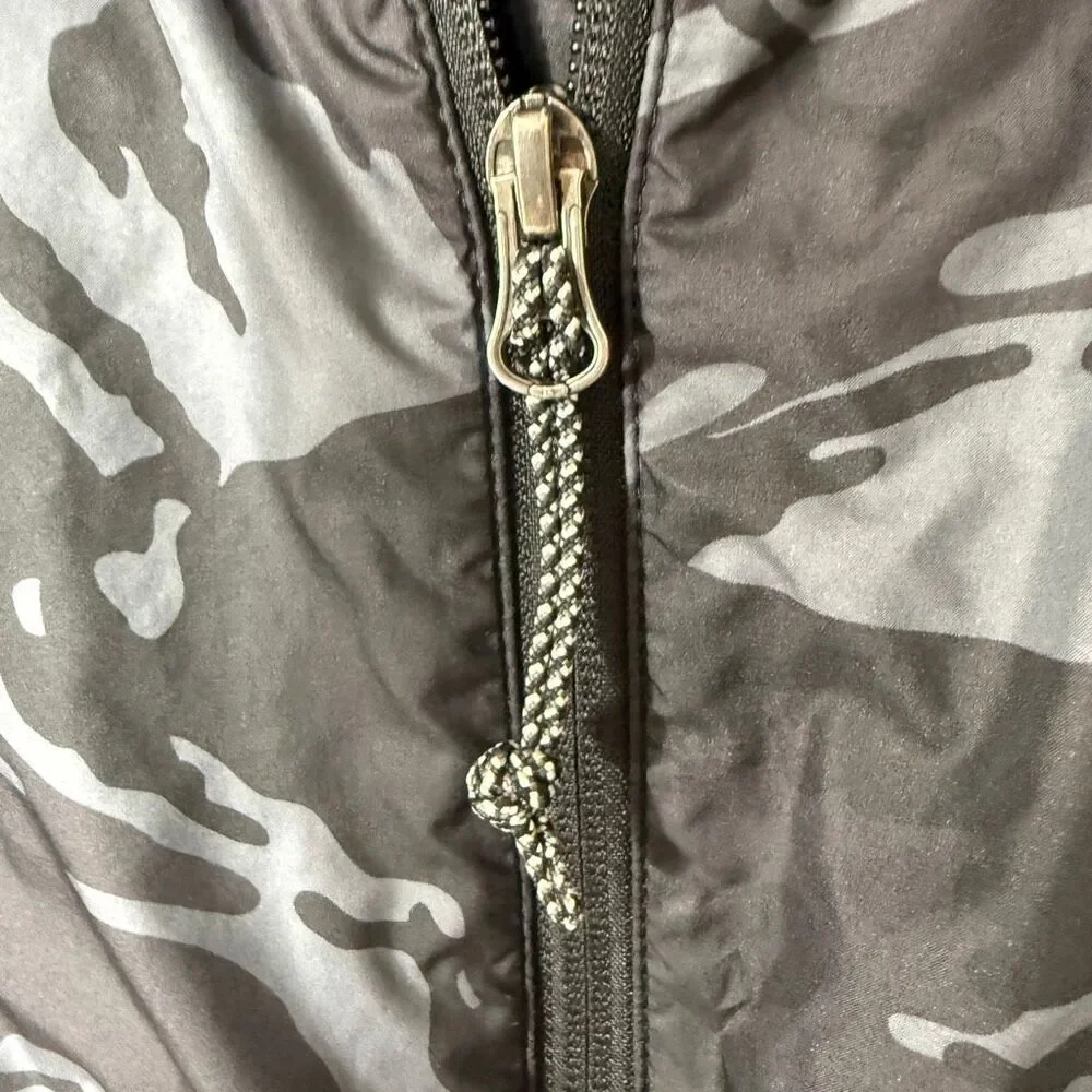 The North Face Men Train N Logo Camo‎ Logo Full Zip Hoodie Overlay Jacket Medium